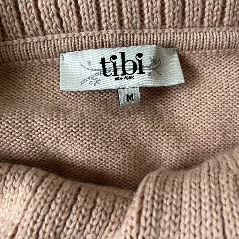 Tibi Ruffled Sweater Coat - Picture 2 of 6